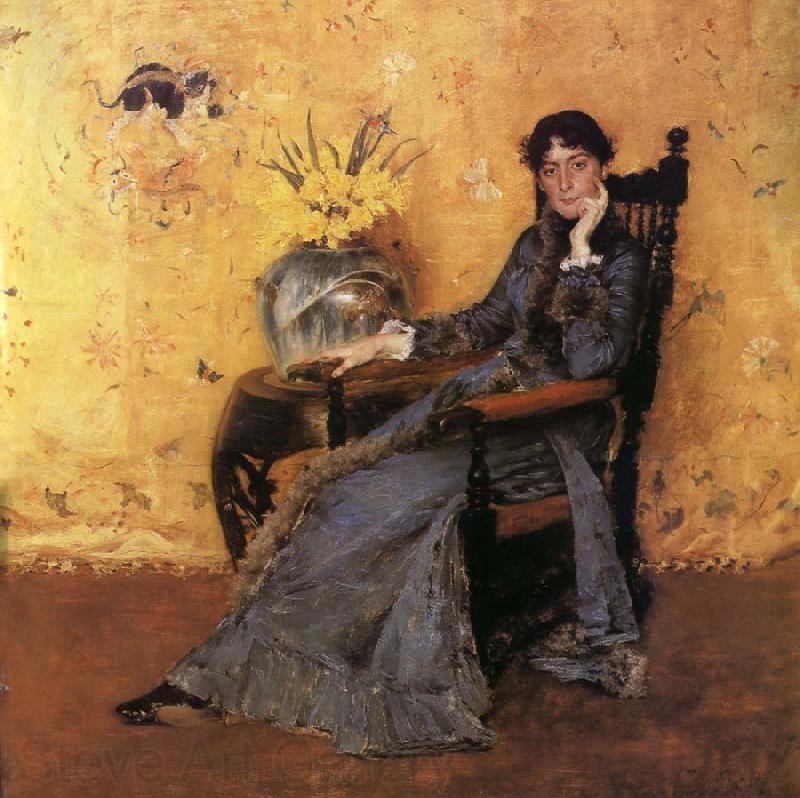 William Merritt Chase Portrait of Dora Wheeler France oil painting art
